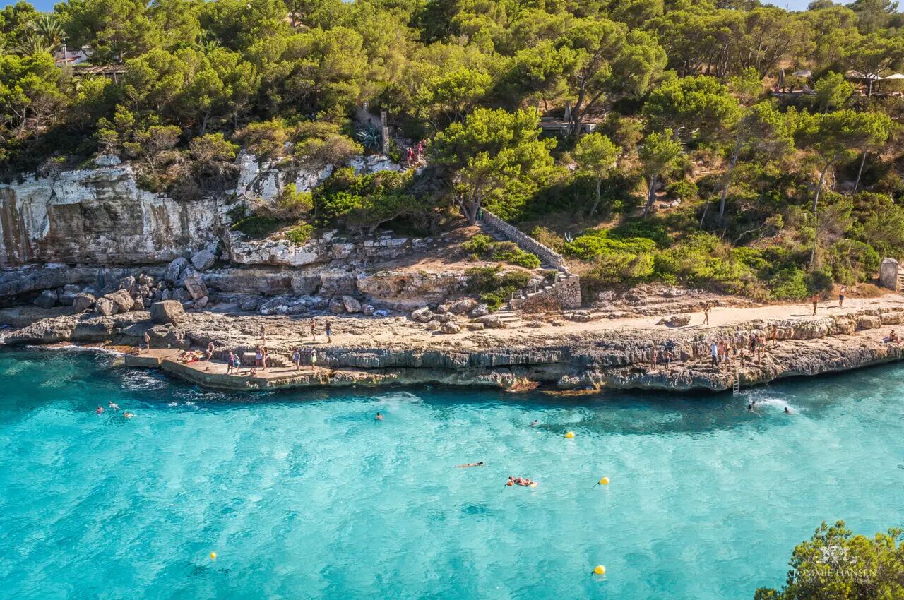 Cala Llombards aerial